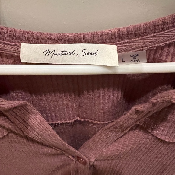 Split neck henley top - Picture 11 of 12